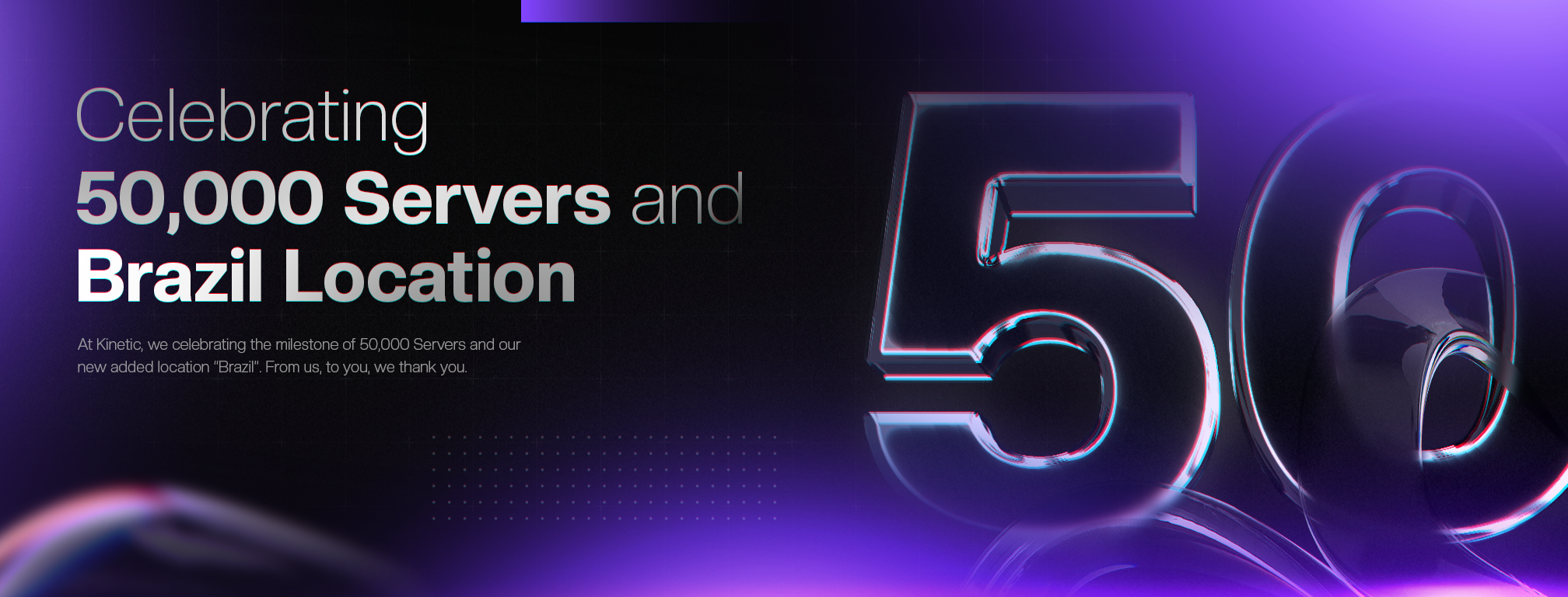 50,000 Total Orders & Location Expansion