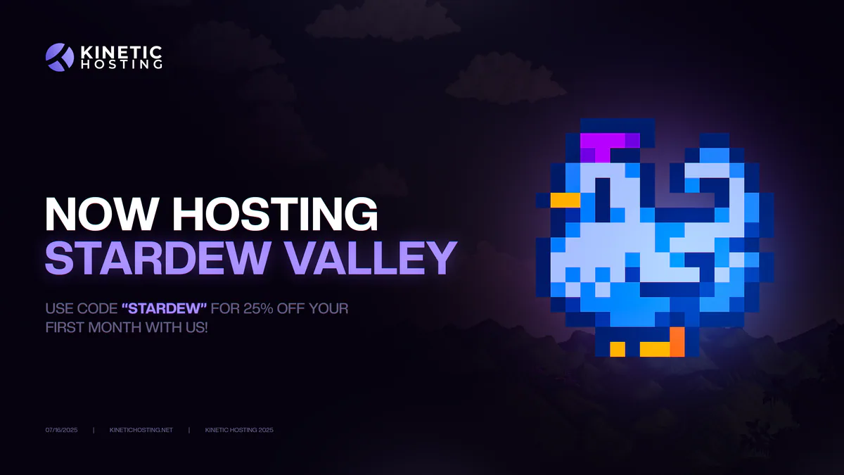 Now Hosting - Stardew Valley