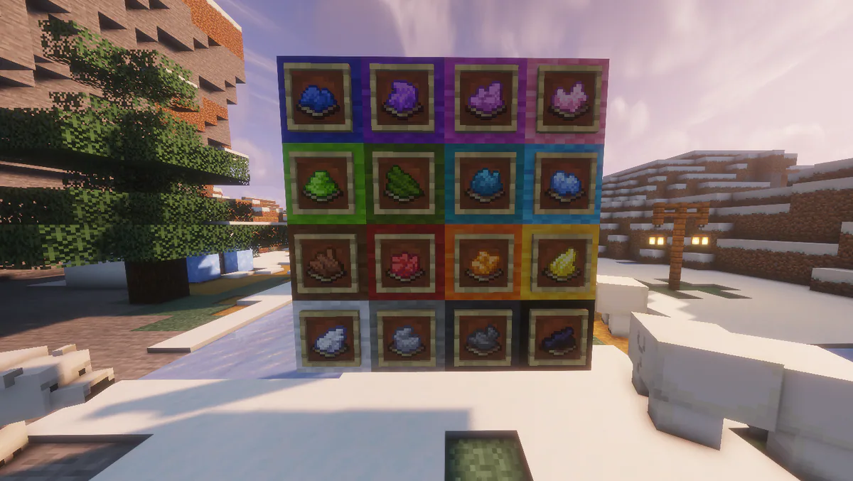 How to Craft Every Color Dye in Minecraft