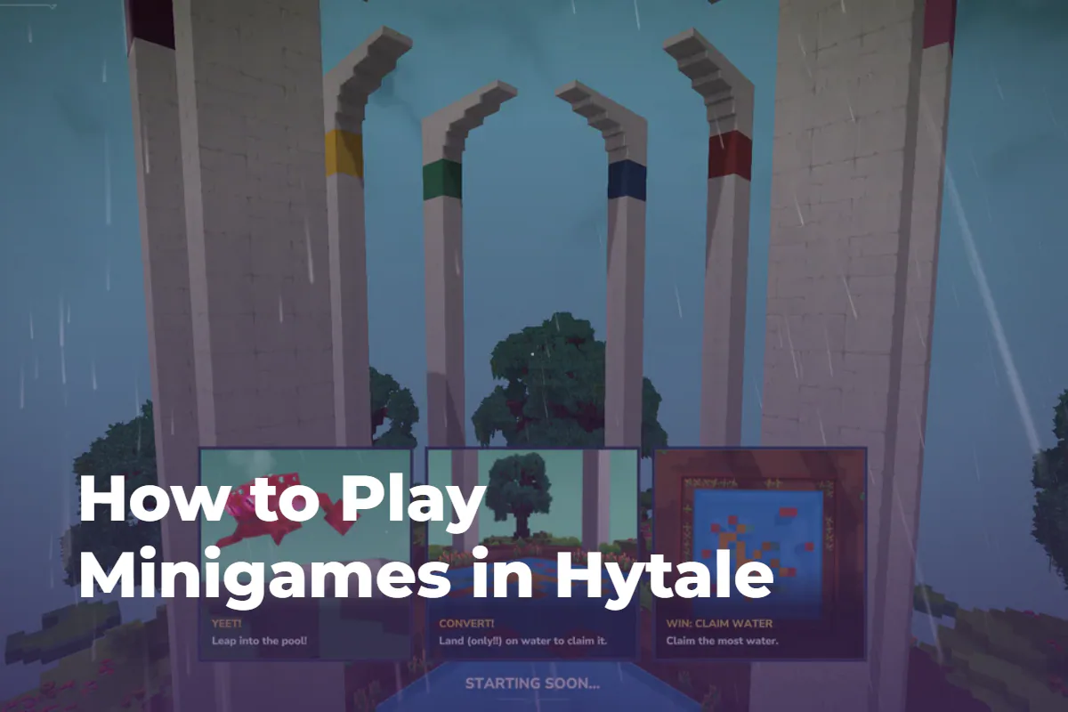 How to Play Minigames in Hytale